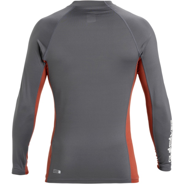 2025 Quiksilver Mens Everyday Comp Long Sleeve Rash Vest AQYWR03142 - Iron Gate